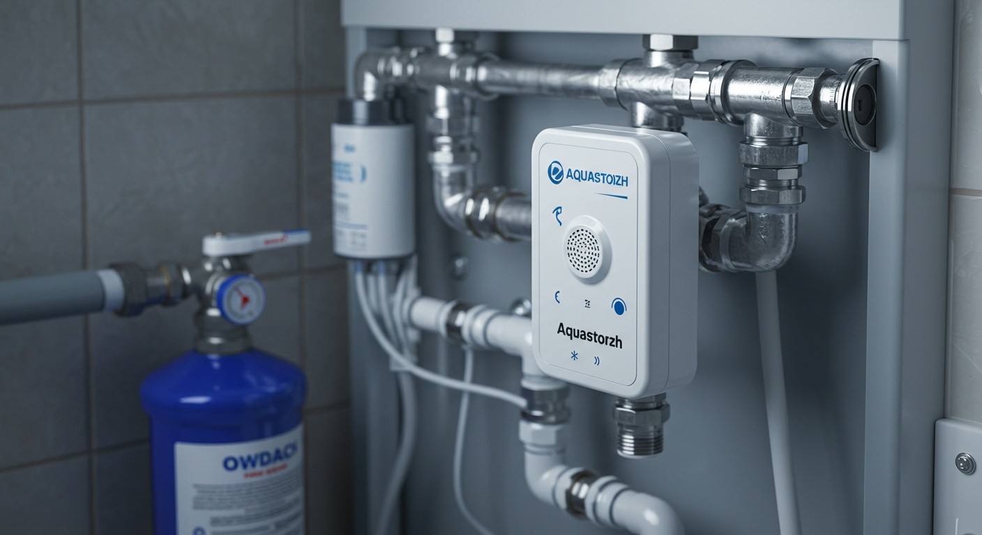 Датчик протечки воды проводной Аквасторож Проводной датчик протечки воды Аквасторож