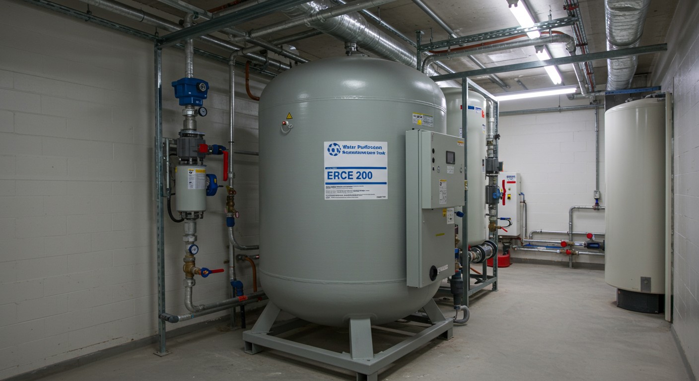 Расширительный бак ERCE 200 для отопления в Уфе Расширительный бак мембранного типа ERCE 200