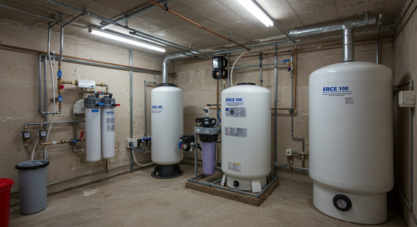 Расширительный бак ERCE 100 для отопления в Уфе Расширительный бак отопления ERCE 100