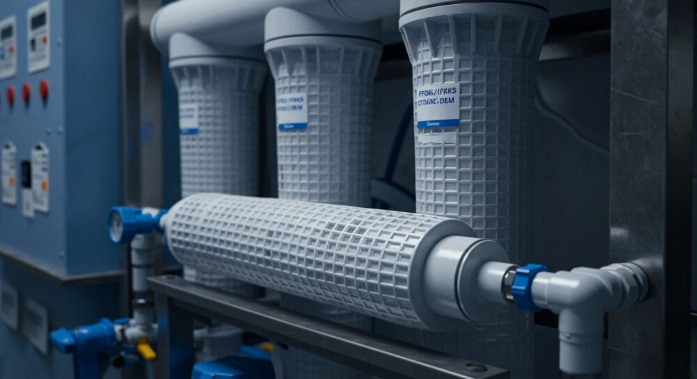 Системы очистки воды Запасная пластиковая колба с сеткой для FF06-1/"2* и FK06 1 в Уфе