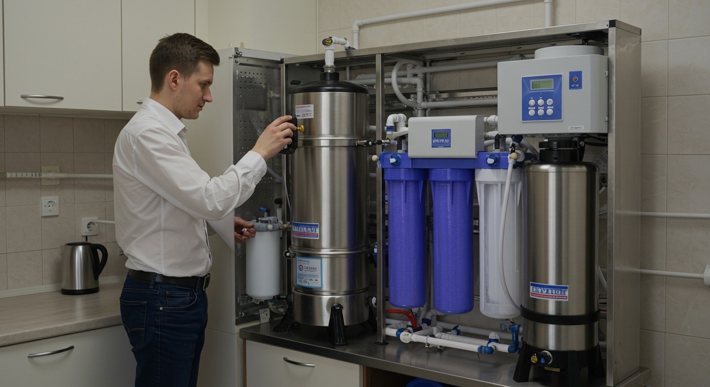 Сервисные услуги фильтров воды