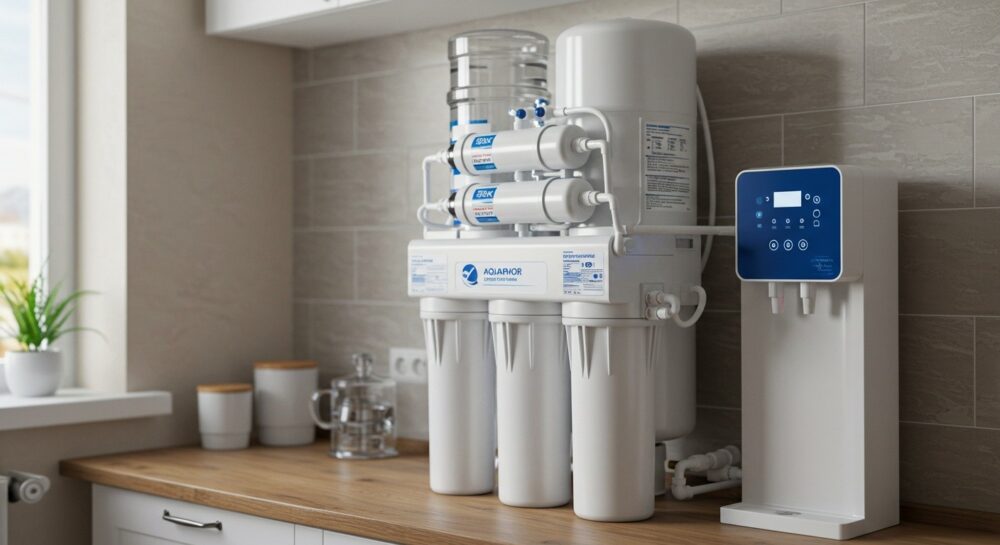 Системы очистки воды Система обратного осмоса Аквафор Кристалл Осмо 100К исполнение 5 в Уфе