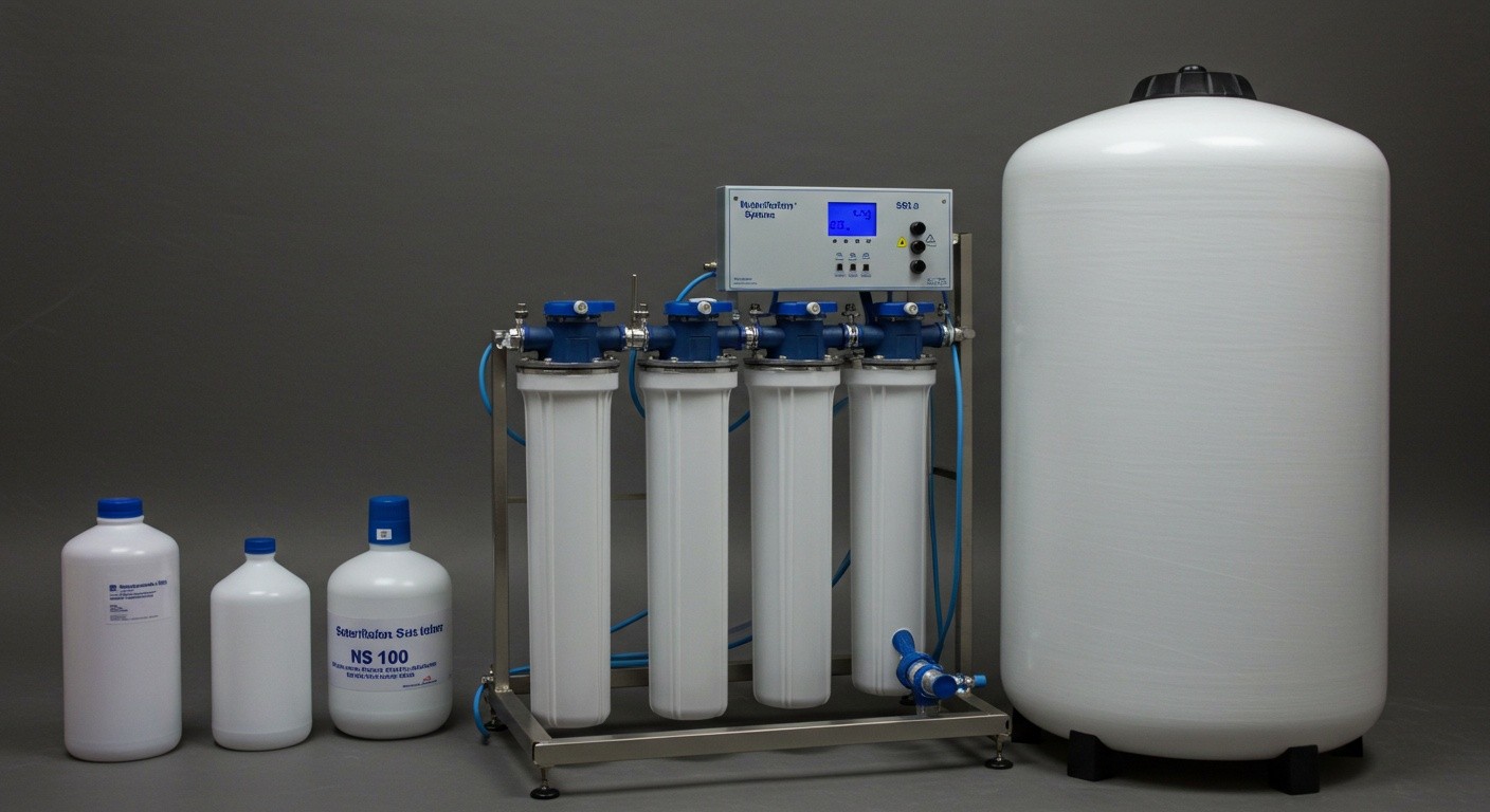 Солевой бак NS 100 для очистки воды