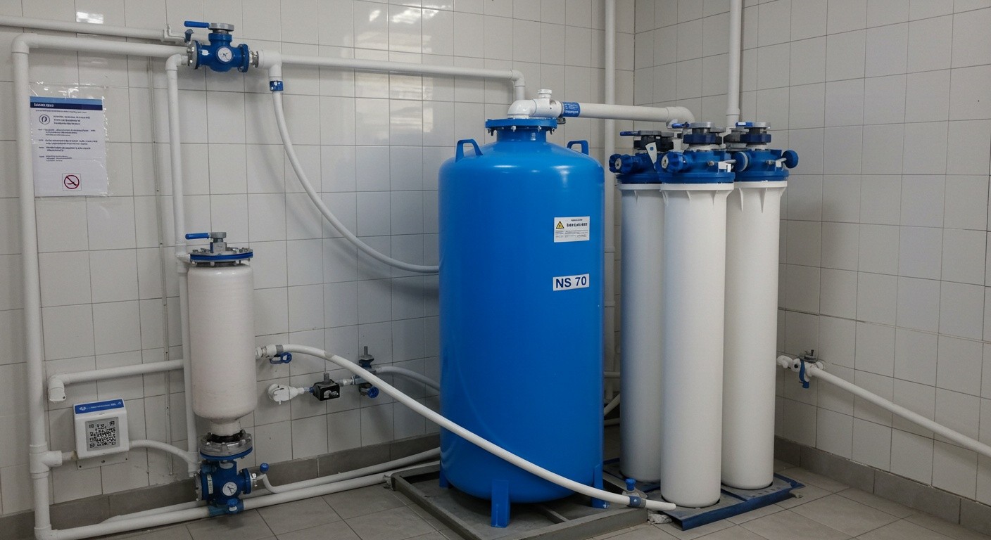 Солевой бак NS 70 для очистки воды