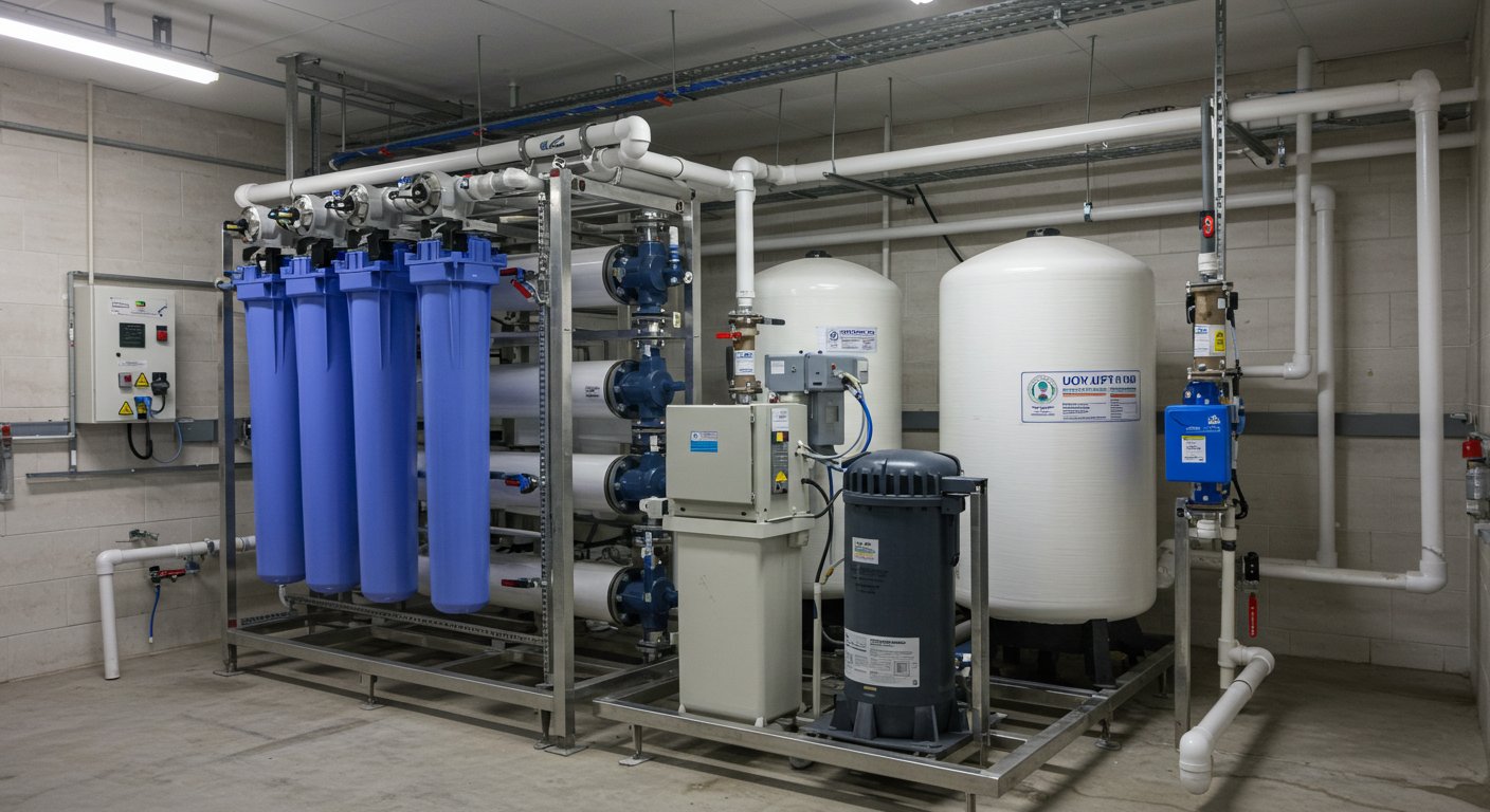 Система очистки воды УОВ-УФТ-П-100