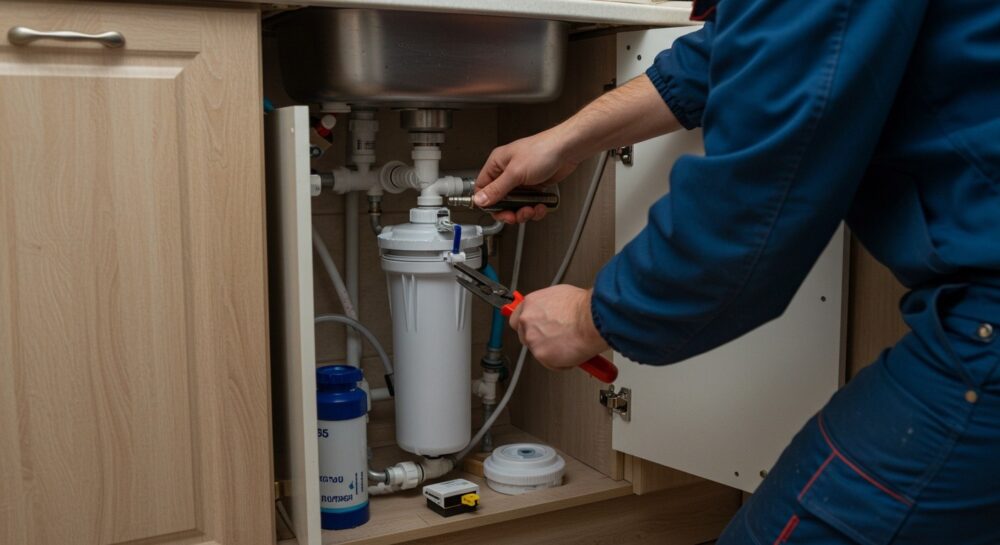 Системы очистки воды Установка питьевой системы под мойку в Уфе