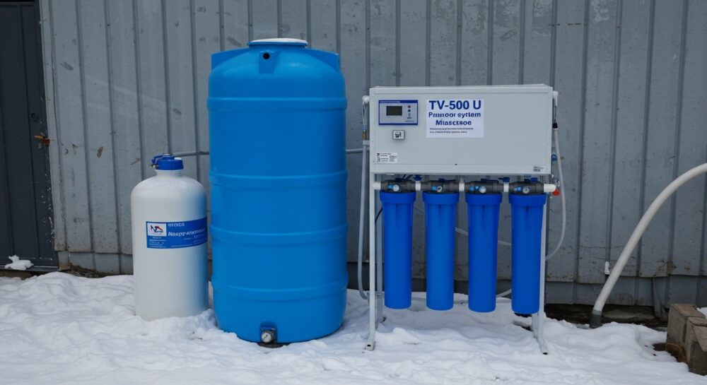 Системы очистки воды Бак д/воды ATV-500 U синий Миасское для очистки воды по цене 13 400 ? в Уфе