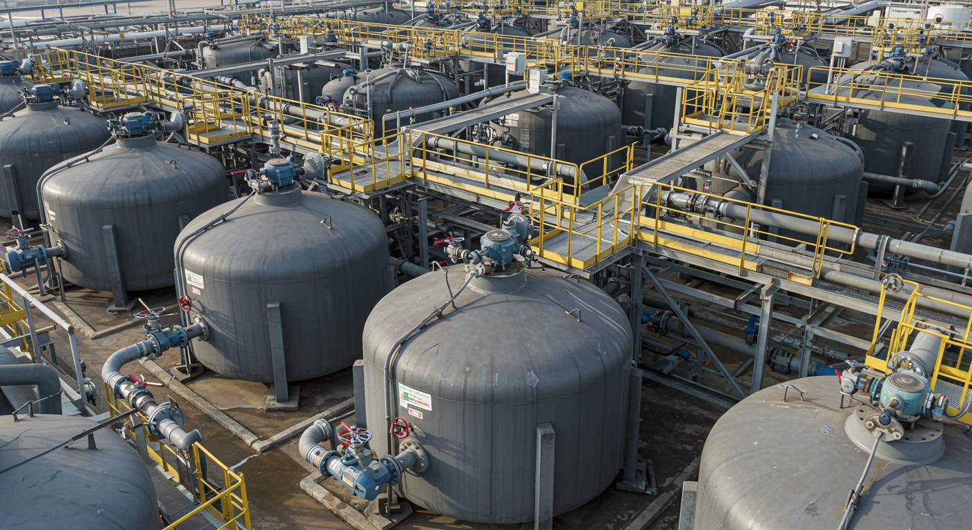 Баки для промоборудования для фильтрации воды